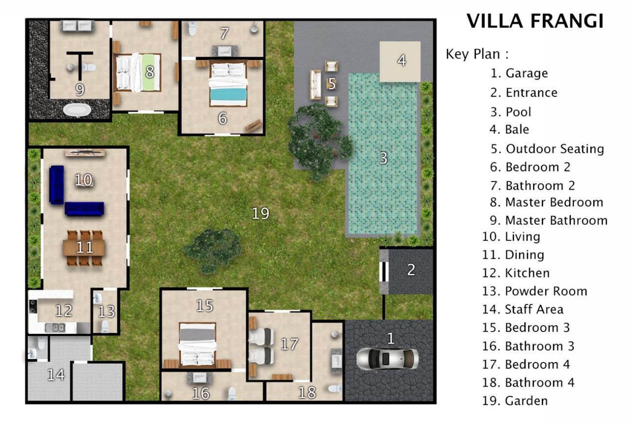 Villa Frangi Sanur Exteriér fotografie